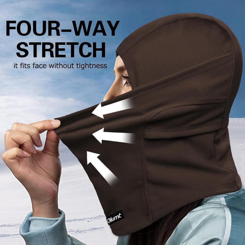 Oliumt Balaclava Ski Mask, Warm, Breathable & Lightweight, Full Coverage Fleece Winter Face Mask for Men & Women - Image 5